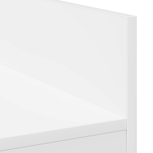 DJ маса Бяло 102 x 45 x 102 см Инженерна дървесина