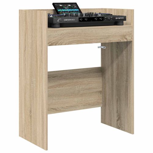 DJ маса Дъб сонома 102 x 45 x 102 см Инженерна дървесина