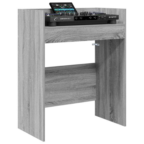 DJ маса Сив Сонома 102 x 45 x 102 см Инженерна дървесина