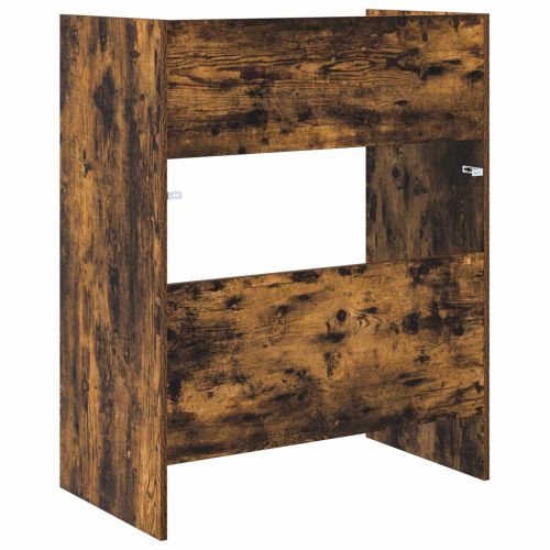 DJ маса Опушен дъб 82 x 45 x 102 см Инженерна дървесина