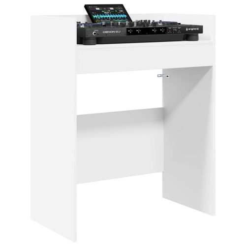 DJ маса Бяло 62 x 45 x 102 см Инженерна дървесина