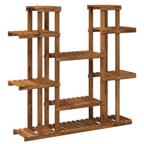 Стойка за растения Натурално 123 x 25 x 114,5 см