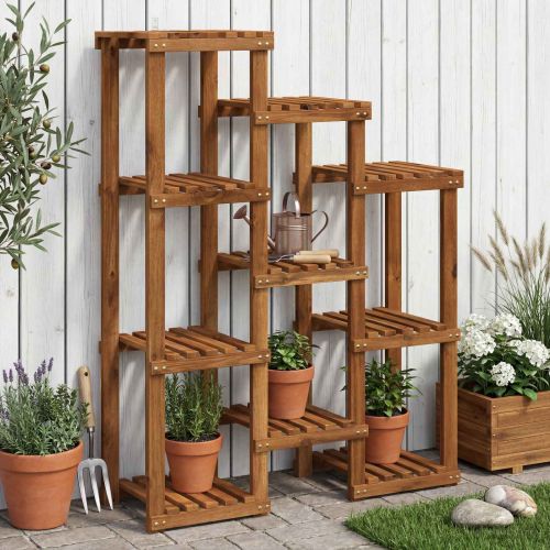 Стойка за растения Натурално 85 x 30 x 114,5 см