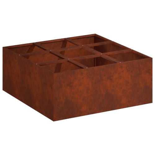 Градинска саксия Ръждясало 100 x 100 x 50 cm Кортенова стомана