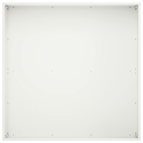Градинска саксия 2 бр. Бяло 60 x 60 x 20 см