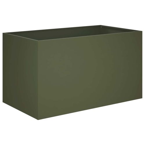 Градинска саксия Маслиненозелено 80 x 50 x 50 см