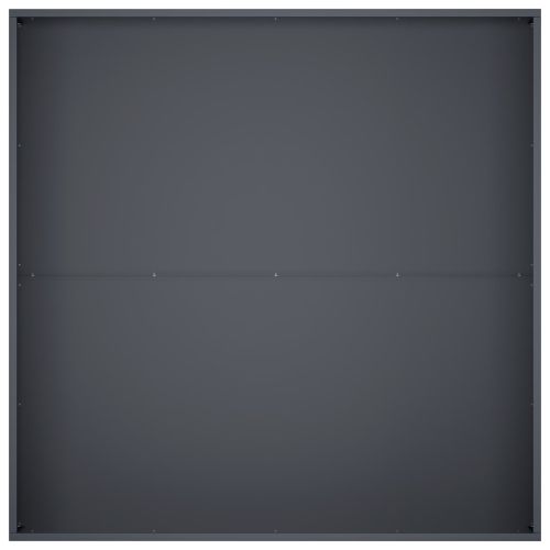 Градинска саксия 2 бр. Антрацит 80 x 80 x 20 cm