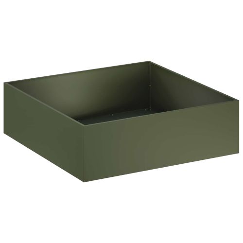 Градинска саксия Маслиненозелено 80 x 80 x 30 cm
