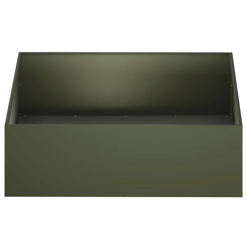 Градинска саксия Маслиненозелено 80 x 80 x 30 cm