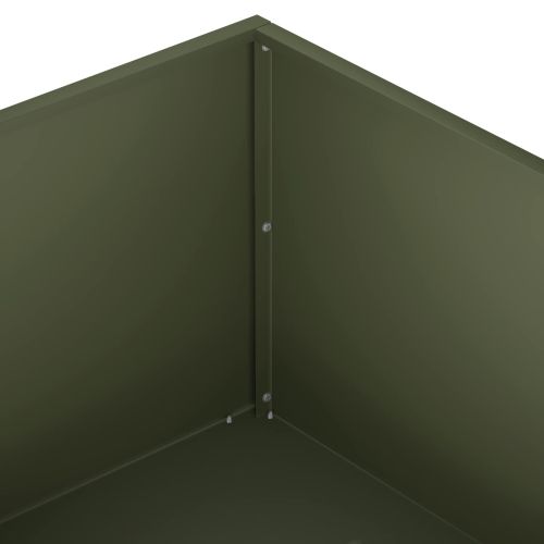 Градинска саксия Маслиненозелено 80 x 80 x 30 cm