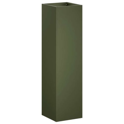 Градинска саксия Маслиненозелено 20 x 20 x 75 см