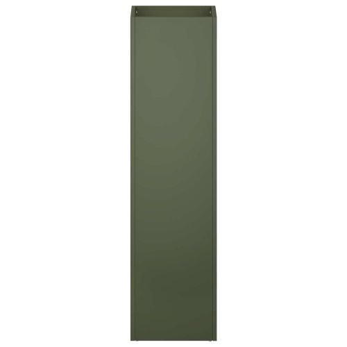 Градинска саксия Маслиненозелено 20 x 20 x 75 см