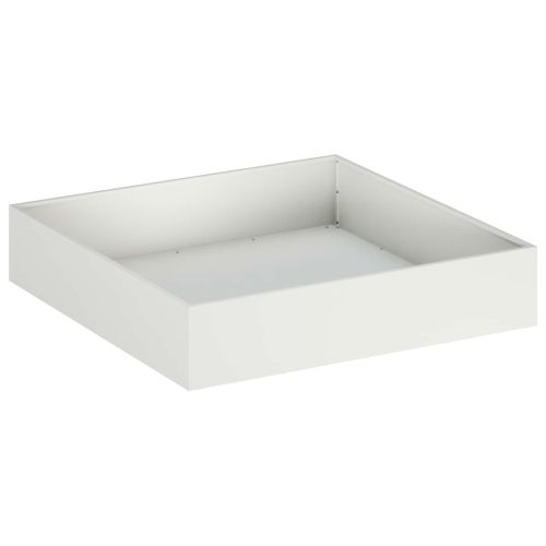 Градинска саксия 2 бр. Бяло 80 x 80 x 20 cm