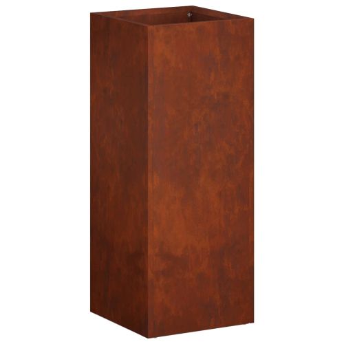 Градинска саксия Ръждясало 20 x 20 x 40 см Кортенова стомана