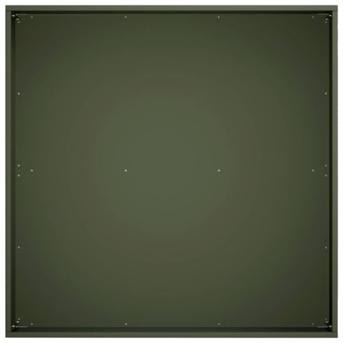 Градинска саксия 2 бр. Маслиненозелено 60 x 60 x 20 см