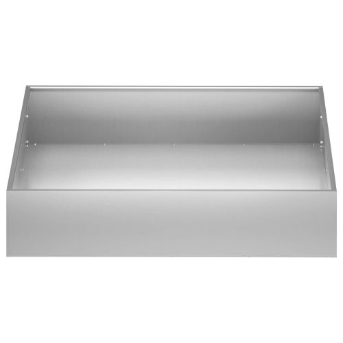 Градинска саксия Сребристо 80 x 80 x 20 cm Поцинкована стомана