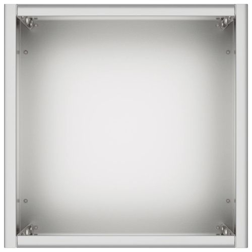 Градинска саксия 2 бр. Сребристо 20 x 20 x 40 см