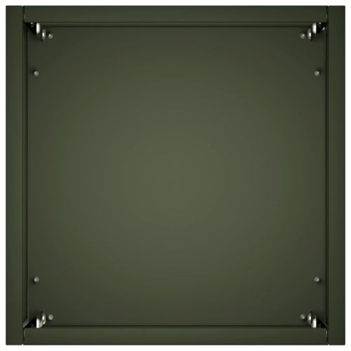 Градинска саксия 2 бр. Маслиненозелено 20 x 20 x 40 см