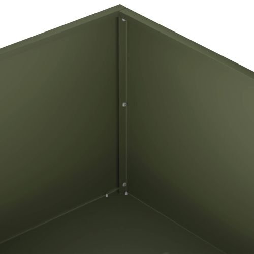 Градинска саксия Маслиненозелено 60 x 60 x 20 см