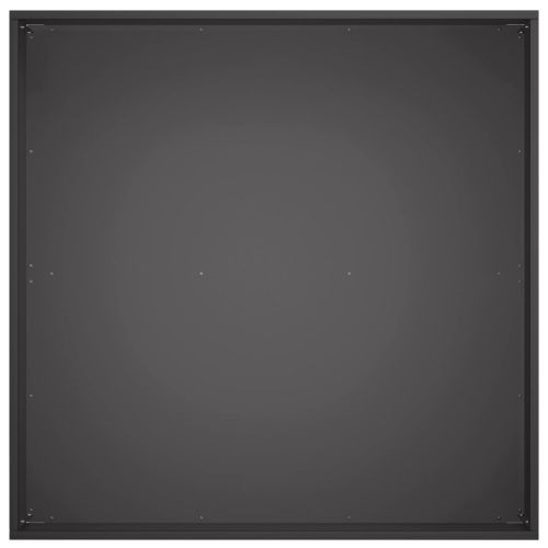 Градинска саксия 2 бр. Черно 60 x 60 x 20 см