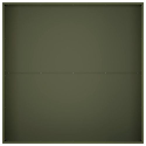 Градинска саксия 2 бр. Маслиненозелено 80 x 80 x 20 cm