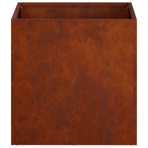 Градинска саксия 2 бр. Ръждясало 20 x 20 x 20 см
