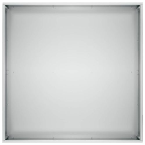 Градинска саксия 2 бр. Сребристо 60 x 60 x 20 см