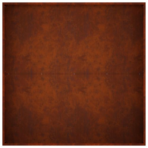 Градинска саксия Ръждясало 80 x 80 x 20 cm Кортенова стомана