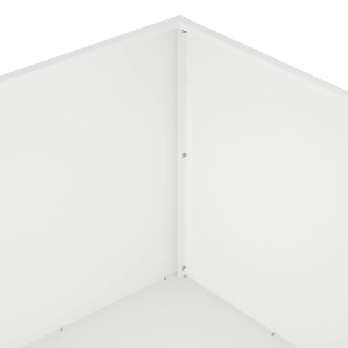 Градинска саксия Бяло 100 x 100 x 40 cm