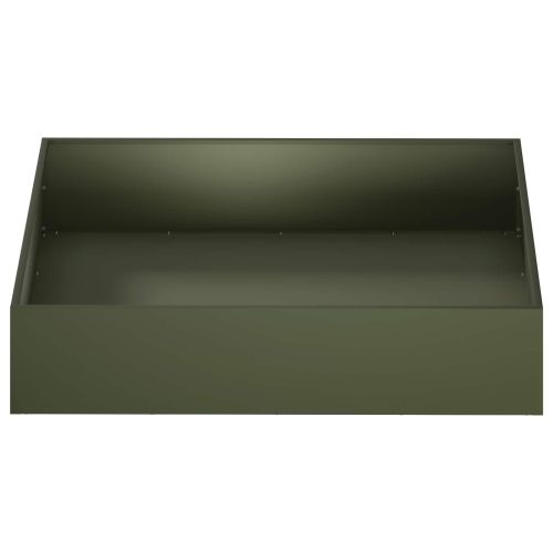 Градинска саксия Маслиненозелено 80 x 80 x 20 cm