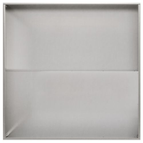 Градинска саксия 2 бр. Сребристо 80 x 80 x 30 cm