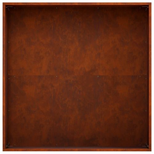 Градинска саксия Ръждясало 60 x 60 x 20 см Кортенова стомана