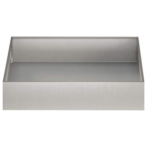 Градинска саксия Сребристо 80 x 80 x 20 cm Неръждаема стомана