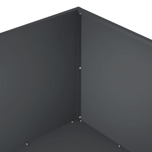 Градинска саксия Антрацит 60 x 60 x 40 cm