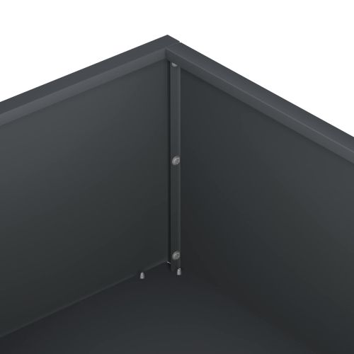 Градинска саксия Антрацит 80 x 80 x 20 cm