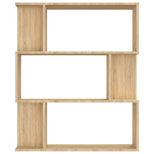 Разделител за стая, дъб сонома, 80x24x96 см, инженерно дърво