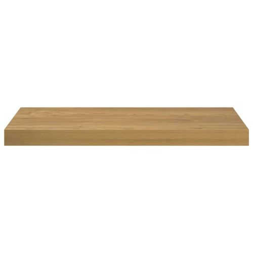 Стенен рафт Монтиране на стена 4 бр. Кафяво 60 x 23,5 x 3,8 cm