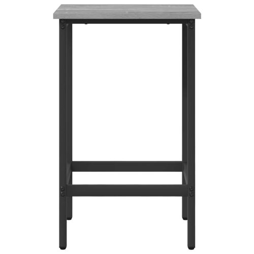 Бар стол 2 бр. Сив Сонома 40 x 32 x 64 см Инженерна дървесина
