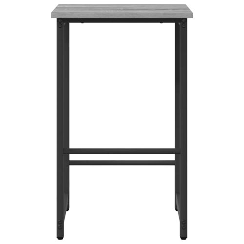 Бар стол 2 бр. Сив Сонома 40 x 32 x 74 см Инженерна дървесина