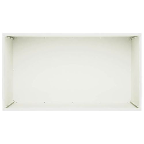 Градинска саксия 2 бр. Бяло 80 x 50 x 50 см