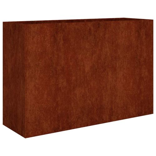 Градинска повдигната леха 120x40x80 см кортенова стомана