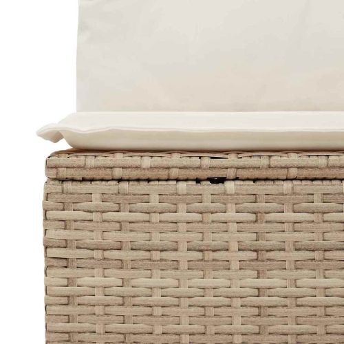 Градински Софа Комплект 7 бр. Бежов и кремав