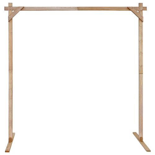 Сватбена арка Светло кафяво 225 x 95 x 226 см