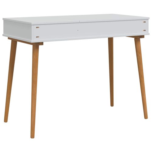 vidaxl Тоалетка FAUSKE Бяло 100 x 50 x 78 см