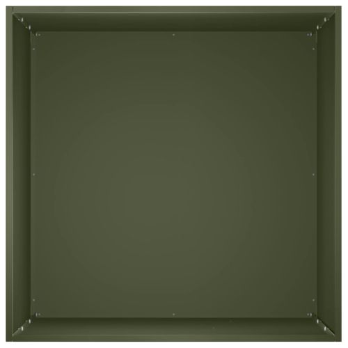 Градинска саксия 2 бр. Маслиненозелено 50 x 50 x 75 cm