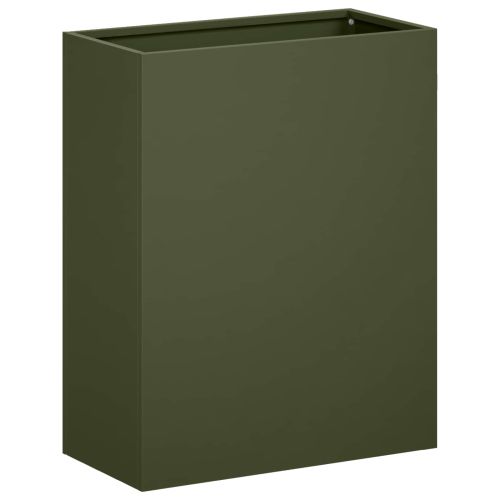 Градинска саксия Маслиненозелено 40 x 20 x 50 см