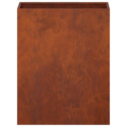 Градинска саксия 2 бр. Ръждясало 40 x 20 x 40 см