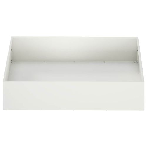 Градинска саксия Бяло 80 x 80 x 20 cm Студено валцована стомана