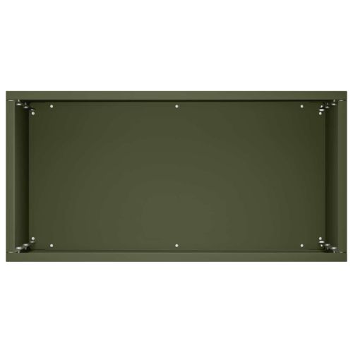 Градинска саксия 2 бр. Маслиненозелено 40 x 20 x 50 см