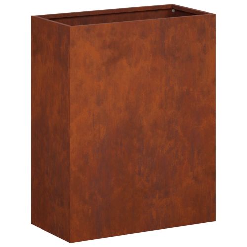 Градинска саксия Ръждясало 40 x 20 x 40 см Кортенова стомана